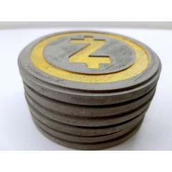 ZCash Concrete ZCash Coasters Handmade Coasters ZCash Coasters cryptocurrency