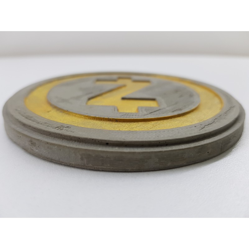 ZCash Concrete ZCash Coasters Handmade Coasters ZCash Coasters cryptocurrency