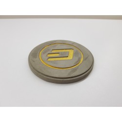 Dash Concrete Dash Coasters Handmade Coasters Dash 
Coasters cryptocurrency