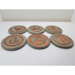 Bitcoin Concrete Bitcoin Coasters Bitcoin Coasters Bitcoin Coasters cryptocurrency