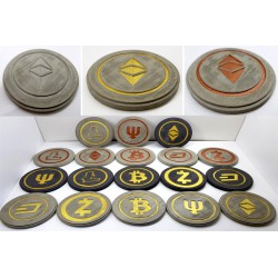 Ethereum Concrete Ethereum Coasters Ethereum Coasters Ethereum Coasters cryptocurrency