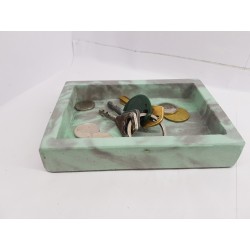 Fancy tray key Modern Decor Design Home decor Concrete tray Tray key dish Concrete plate