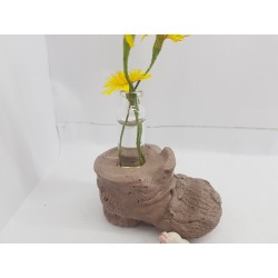 Vase Flower vase Concrete flower vase Handmade Exclusive flower vase