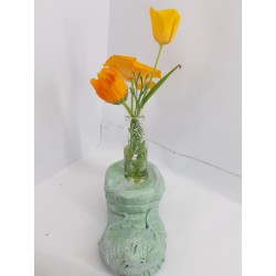 Vase Flower vase Concrete flower vase Handmade Exclusive flower vase