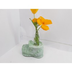 Vase Flower vase Concrete flower vase Handmade Exclusive flower vase