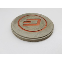 Dash Concrete Dash Coasters Handmade Coasters Dash 
Coasters cryptocurrency