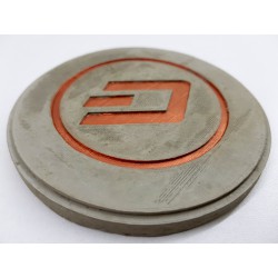 Dash Concrete Dash Coasters Handmade Coasters Dash 
Coasters cryptocurrency