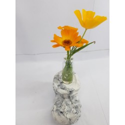 Vase Flower vase Concrete flower vase Handmade Exclusive flower vase