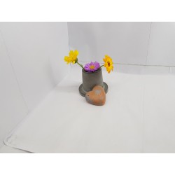 Vase Flower vase Small flower vase Concrete flower vase Handmade Exclusive flower vase Mini flower vase