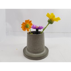 Vase Flower vase Small flower vase Concrete flower vase Handmade Exclusive flower vase Mini flower vase