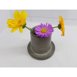 Vase Flower vase Small flower vase Concrete flower vase Handmade Exclusive flower vase Mini flower vase