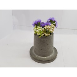 Vase Flower vase Small flower vase Concrete flower vase Handmade Exclusive flower vase Mini flower vase