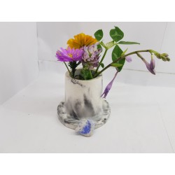 Unusual flower vase Art Nouveau Decor Design Home decor Minimalism Rustic style Loft Industrial style