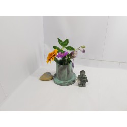 Vase Flower vase Small flower vase Concrete flower vase Handmade Exclusive flower vase Mini flower vase