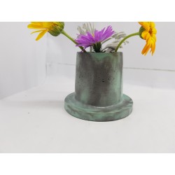 Vase Flower vase Small flower vase Concrete flower vase Handmade Exclusive flower vase Mini flower vase