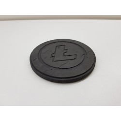 Litecoin Concrete Litecoin Coasters Handmade Coasters Litecoin Coasters cryptocurrency