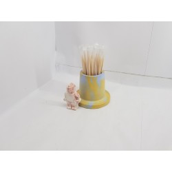 Toothpicks holder Toothpicks stand Match Stand Train Match Stand Toothpick holder Concrete Toothpick Holder