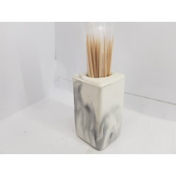 Concrete toothpick or match holder Rustic style Eco stand Bar organizer Kitchen appliance