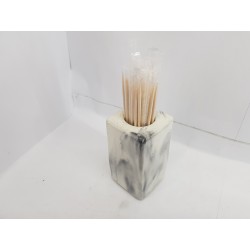 Concrete toothpick or match holder Rustic style Eco stand Bar organizer Kitchen appliance