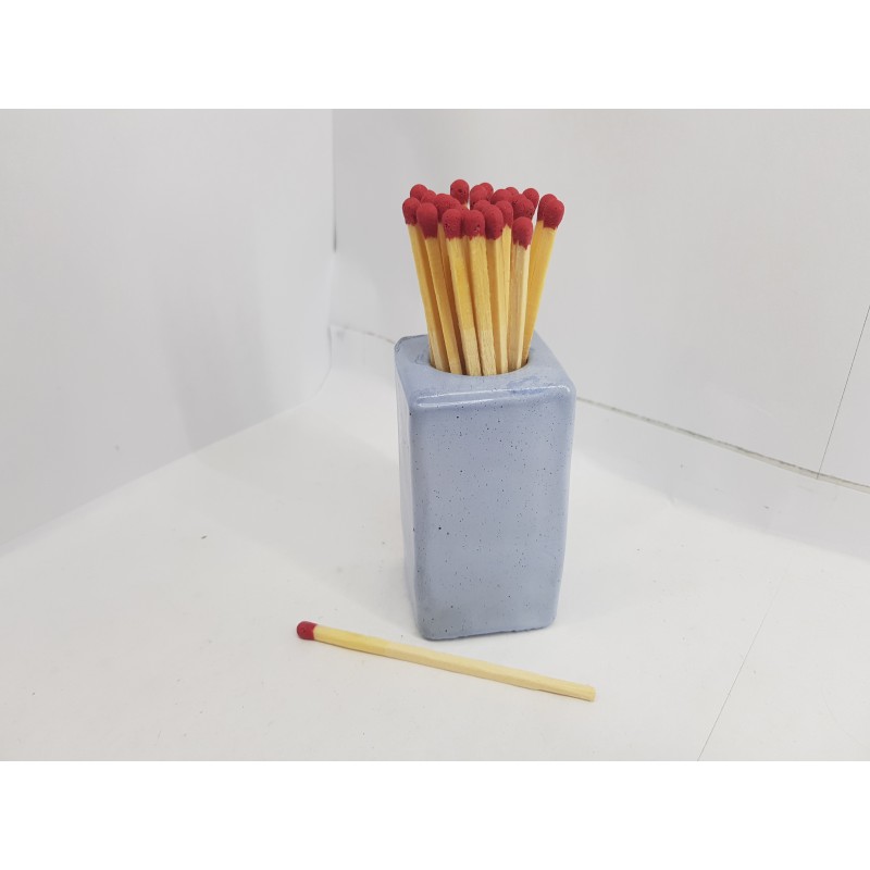 Match stand Handmade Match stand Minimalism Home design Concrete Match stand Modern Decor Smoking accessories Decor