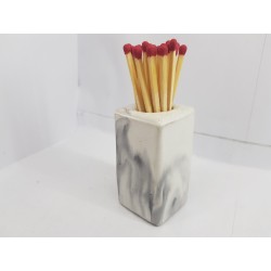 Match stand Handmade Match stand Minimalism Home design Concrete Match stand Modern Decor Smoking accessories Decor