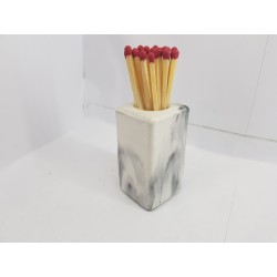 Match stand Handmade Match stand Minimalism Home design Concrete Match stand Modern Decor Smoking accessories Decor