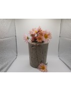 Handmade concrete flower vase